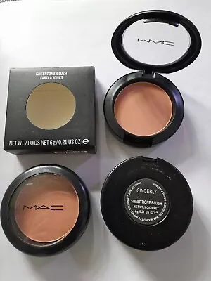 £12.99 • Buy MAC SHEERTONE BLUSH IN SHADE GINGERLY  6G Brand New In Box