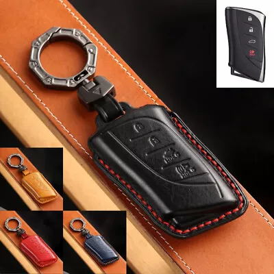 Genuine Leather Car Smart Key Fob Case Cover Holder Bag For Lexus ES RX NX GX  • $29.20