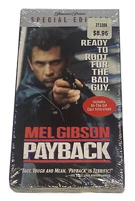 Mel Gibson Payback Special Edition VHS New Sealed 2000 • $10.19