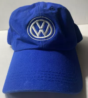 Volkswagen Driver Gear Dealer Adjustable Blue Strap Back Embroidered Hat VW • $6.80