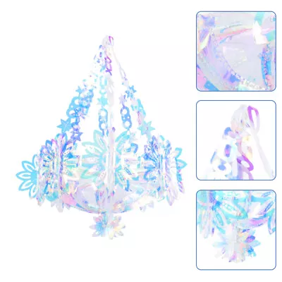 Colorful Flower Chandelier Shade Ceiling Pendant For Bedroom Wedding Party • £9.89