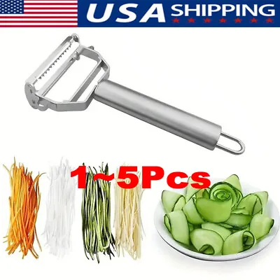 Stainless Steel Potato Peeler Vegetable Grater Fruit Slicer Carrot Cutter Tools • $6.67