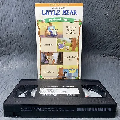 Maurice Sendak’s Little Bear Pretend Time VHS 2002 Video Nick Jr Nickelodeon • $12.99