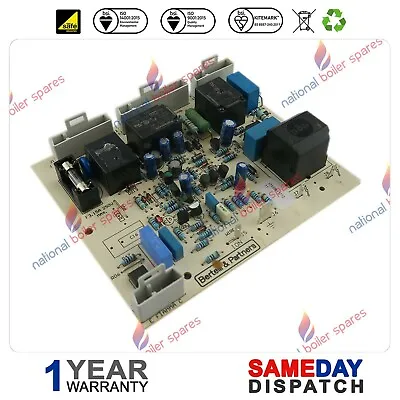 Ideal Mini He C24 C28 C32 Boiler Full Sequence Ignition Replacement Pcb 172548 • £65.89