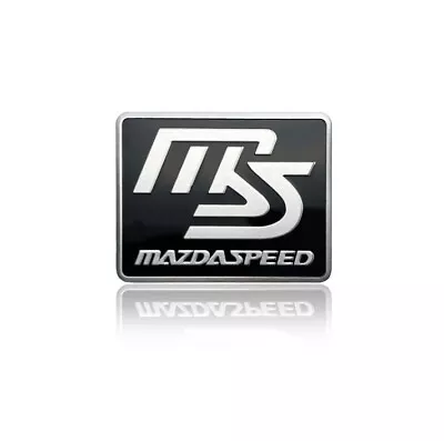 Mazdaspeed Black Aluminium Badge Emblem Sticker For Mazda 2 3 6 RX7 MX5 CX5 CX3 • $12