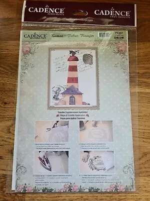 Cadence Fabric Transfer - Lighthouse • £5.99