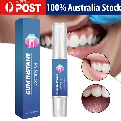 $10 • Buy 4ml Gum Instant Soothing Gel Receding Gums Therapy Inflammation Teeth Pen