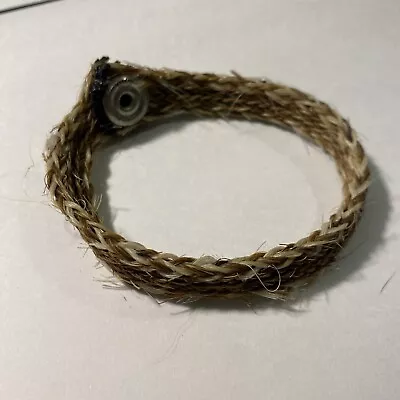 Vintage Hand Made Braided Horse Hair Bracelet • £3.88