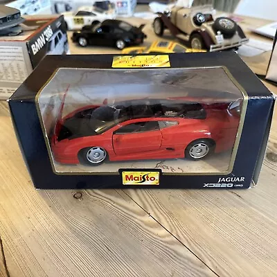 Maisto Jaguar XJ220 1992 Red. 31907. 1:24 Scale. Boxed. • £15