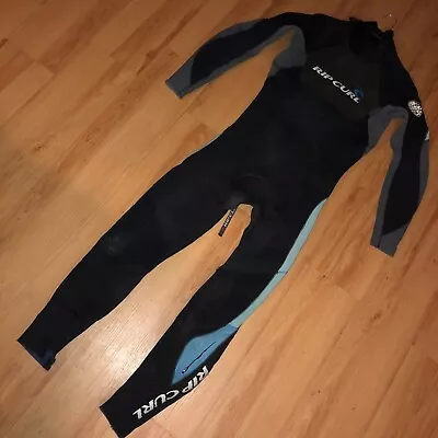 Vintage Rip Curl Batwing Full Wetsuit Size Adult Med Core 3.2 ISealed Neoprene • $23.38