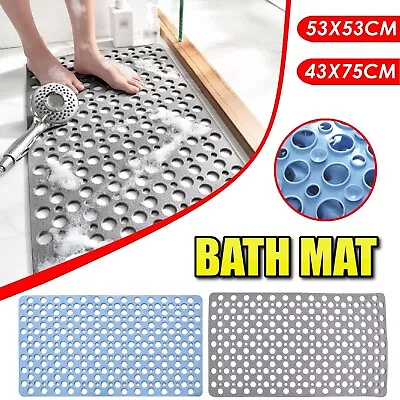 Bath Mat Non-Slip Anti Mould Shower Mats Bathroom Bathtub Suction Mat Floor Mat • $21.99