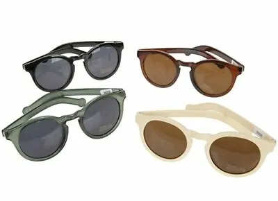 £4.90 • Buy Sunglasses Round Circle Lens Womens Retro Ladies Shades Tinted Retro 4 SHADES