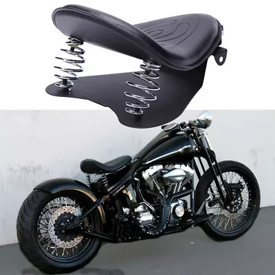 For Harley Davidson Softail Springer Bobber Solo Seat Saddle With Base Plate US • $59.99