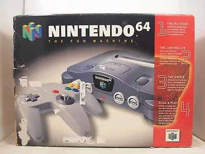 Empty Console Box For Nintendo 64 N64 Launch System Authentic • $39.99