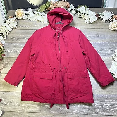 Parka Jacket Size Extra Large XL Red Womens Winter Coat Hood By Target Merona • $24.99