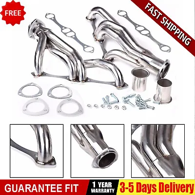 Exhaust Header Kit For Chevy Small Block 265 283 305 307 327 350 400 V8 Engines • $144.65