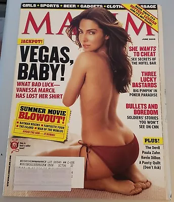 Maxim Magazine June 2005 Vanessa Marcil • $3.49