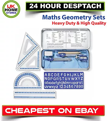 Maths Geometry Set Stationery Kit Staedtler 557 10 Noris Maths Geometry Sets • £6.13