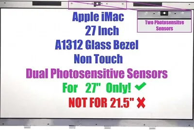 Apple A1312 OEM Imac 27  Lcd Glass Front Screen 922-9147 Late 2009 • $120