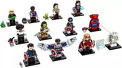 LEGO Marvel Superhero Minifigures Complete Set Of X12 71031 2021 Opened To Check • $191.01