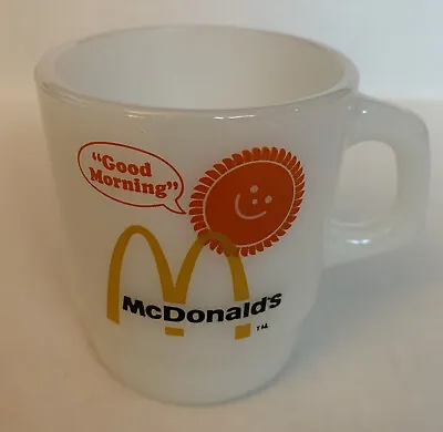 Vintage Anchor Hocking Fire-King McDonald's  Good Morning  Coffee Mug • $5.50