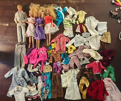 Vintage Barbie 80s 130 Piece Lot. Dolls Clothing And Accessories • $35.99