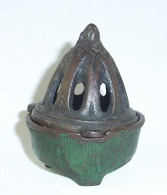 Vantine’s Antique Cast Iron Incense Burner ~ Art Deco ~ #475 Cast Iron • $39.95
