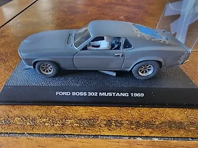 Scalextric 1/32 Slot Car 1969 Ford Mustang Boss 302 UGLY LOOK USED UNTESTED! • $19.50