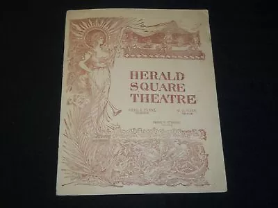 1896 Herald Square Theatre Program - Maurice Barrymore - J 5481 • $35