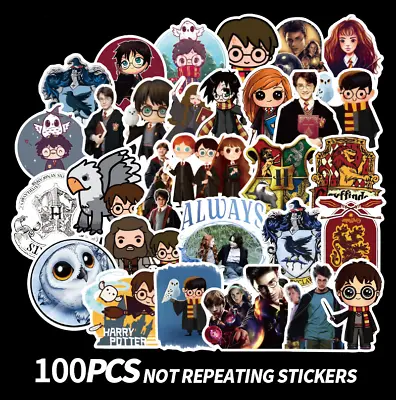 Kids Gift 100PCS Harry Potter Design Stickers Random Selection Party Travel Case • $8.44