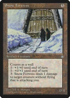 Snow Fortress Ice Age NM Artifact Rare MAGIC THE GATHERING MTG CARD ABUGames • $1.75