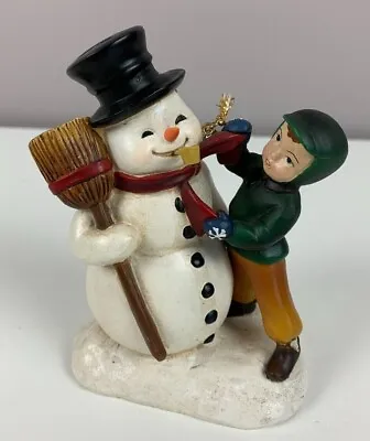 Midwest Cannon Falls Christmas Holiday Figurine Decoration Frosty Snowman Boy  • $19.96