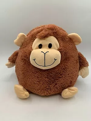 2008 Mushable Pot Bellies Jay At Play 10  Monkey Brown Pillow Plush Stuffed • $29.95