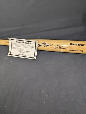 MLB Rawlings Adirondack Autographed Baseball Bat Mark McGwire & Sammy Sosa W/COA • $329.99