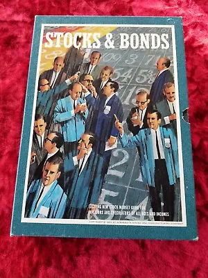 Vintage 1964 3M Bookshelf Stocks & Bonds Market Wall Street Board Game Complete • $35