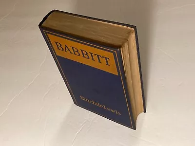 Babbitt By Sinclair Lewis; 1st Edition 2nd Issue W/ Corrections Very Good+ • $19