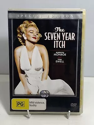 The Seven Year Itch DVD Movie Special Edition Marilyn Monroe Region 4 PAL • $9.99