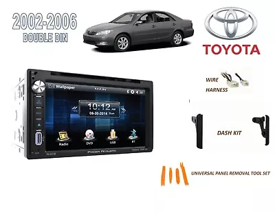 2002-2006 Toyota Camry Car Stereo Kit Bluetooth Touchscreen Dvd Usb • $174.99