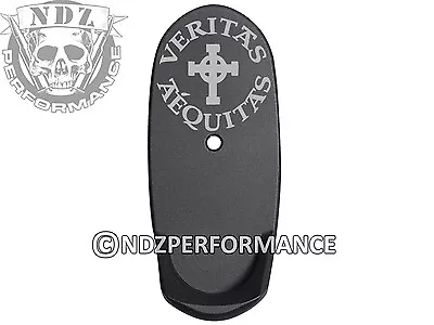 For SHIELD S&W Grip Ext Mag Plate L 9 40 BK Veritas Aequitas 4 • $16.99