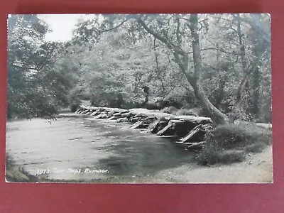 RPPC Tarr Steps Exmoor Posted 1950s • £1.75