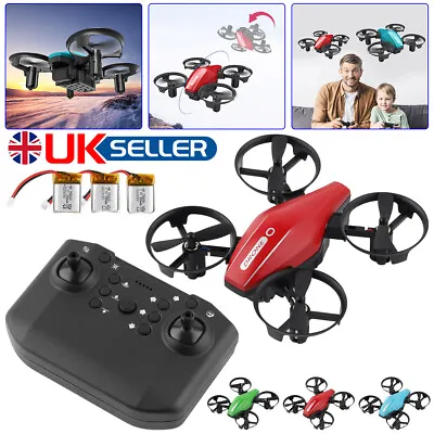 Mini RC Drone Quadcopter 4CH 2.4G Toys Drone Helicopter For Kids Beginners Gift • £21.98