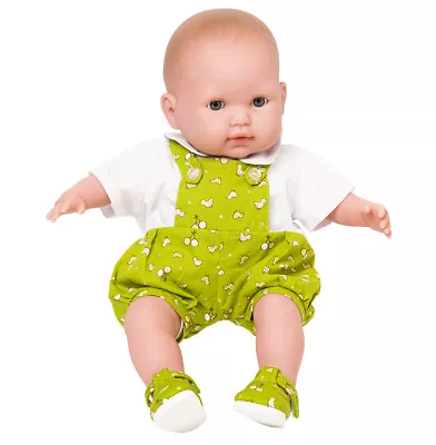 Green Chick  Dungaree Set For Boy My Little Baby Born Doll 34cm From Frilly Lily • £9