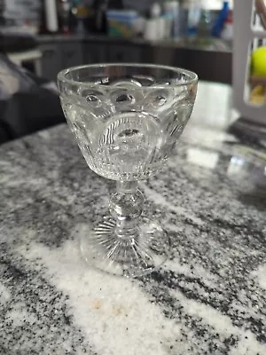 Vintage Bartlett Collins Manhattan Clear Sherry Wine Goblet  • $8