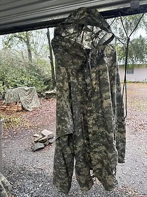 Us Army Parka Improved Rainsuit Jacket Large 8415-01-527-4616 • $50