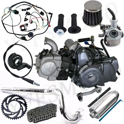 Lifan 125cc Engine Motor Full Kits For CL70 Z50 CRF50 CT70 ATC70 Honda Dirt Bike • $599.30