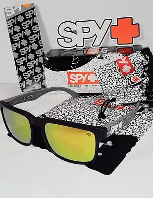 SPY Matte Black & Gray Sunglasses Ken Block Helm Spy+ Mens Womens • $21.99