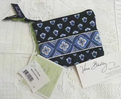 Vera Bradley NANTUCKET NAVY Coin Purse COSMETIC LIPSTICK Case For PURSE Tote NWT • $36.95