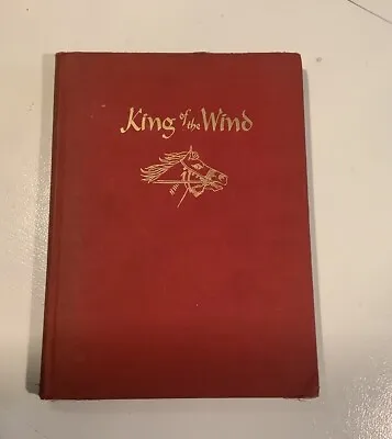 King Of The Wind Antique Vtg HB Book 1948 Author M Henry Illustrations Free Ship • $45