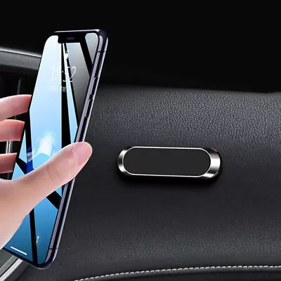 Strip Shape Magnetic Car Phone Holder Stand Magnet Mount For IPhone Samsung USbc • $6.64