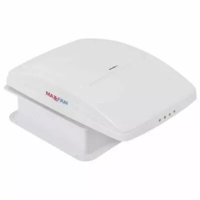 Maxxair 00-05100K Deluxe Roof Vent W/ 12V Fan And Thermostat; 10 Speed White • $325.08